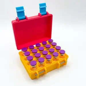 20 Count Vial Case Box Container for Peptides, Oils and othered vials