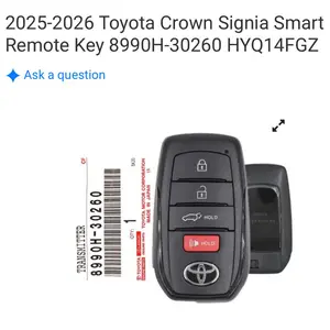 2025-2026 Toyota Crown Signia Smart Remote Key 8990H-30260 HYQ14FGZ