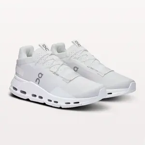 On Men's Cloudnova 2 Running Shoe, All White - Full Size