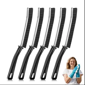 Hard Bristle Crevice Cleaning Brush, Multifunctional Gap Scrubber Tool for Bathroom Kitchen Tiles Window Tracks, Deep Grout & Corner Cleaner, All-Season Household Deep Cleaning Utility Brush