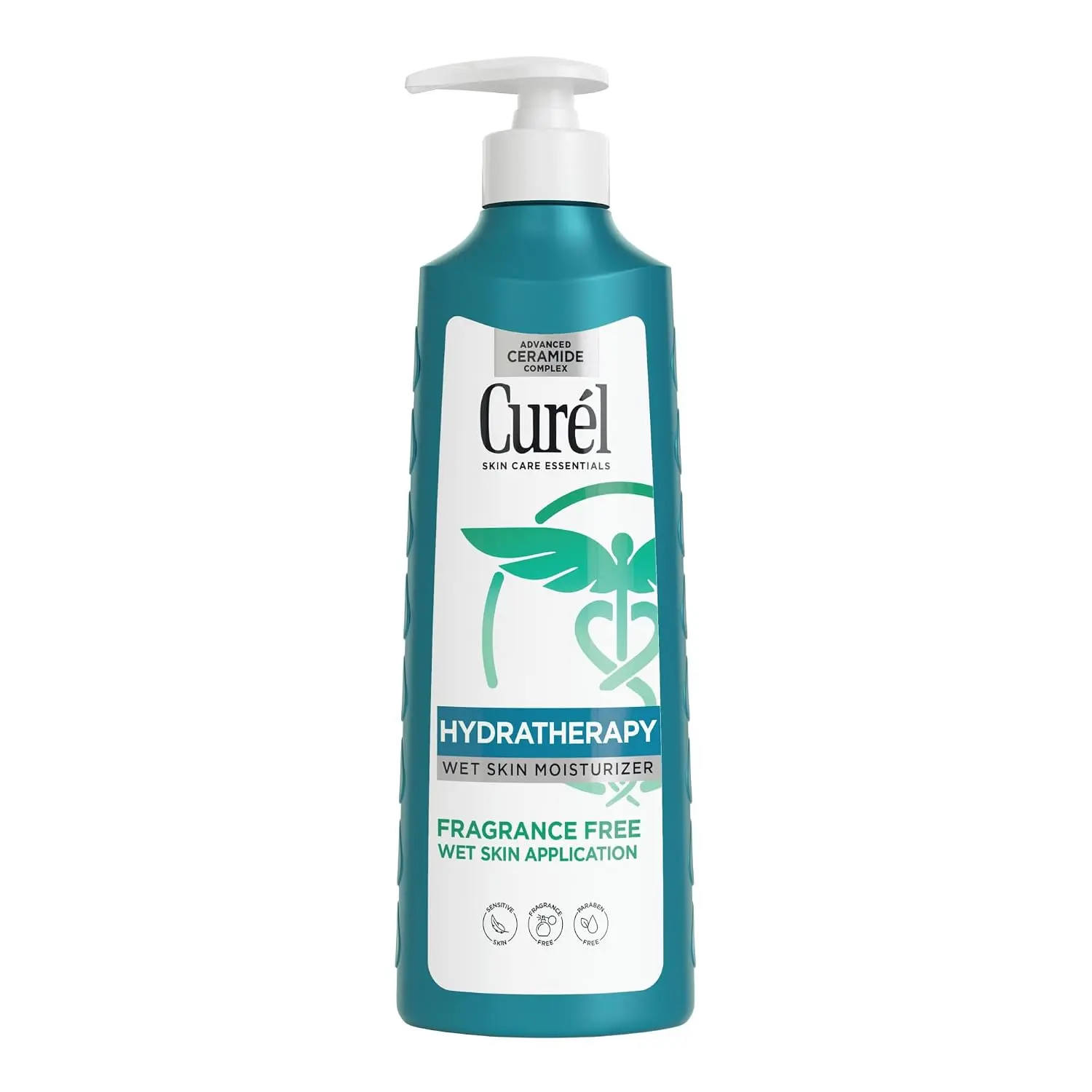 Curel Itch Defense In-Shower Body Lotion, Fragrance Free, 12 fl oz | Ceramide + Vitamin E Moisturizer, Repairs Moisture Barrier, Fast-Absorbing, Sensitive & Dry Itchy Skin, Fragrance Free