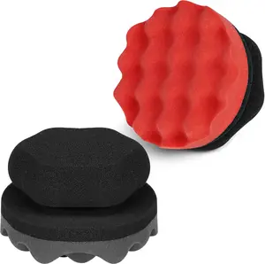 2 Pack Large Tire Shine Applicator Pad, Tire Hex Grip Applicator, Tire Shine  Detailing  Sponge Tool,   Cleaning Supplies After  Wash Tire Cleaner for Applying Tire Shine