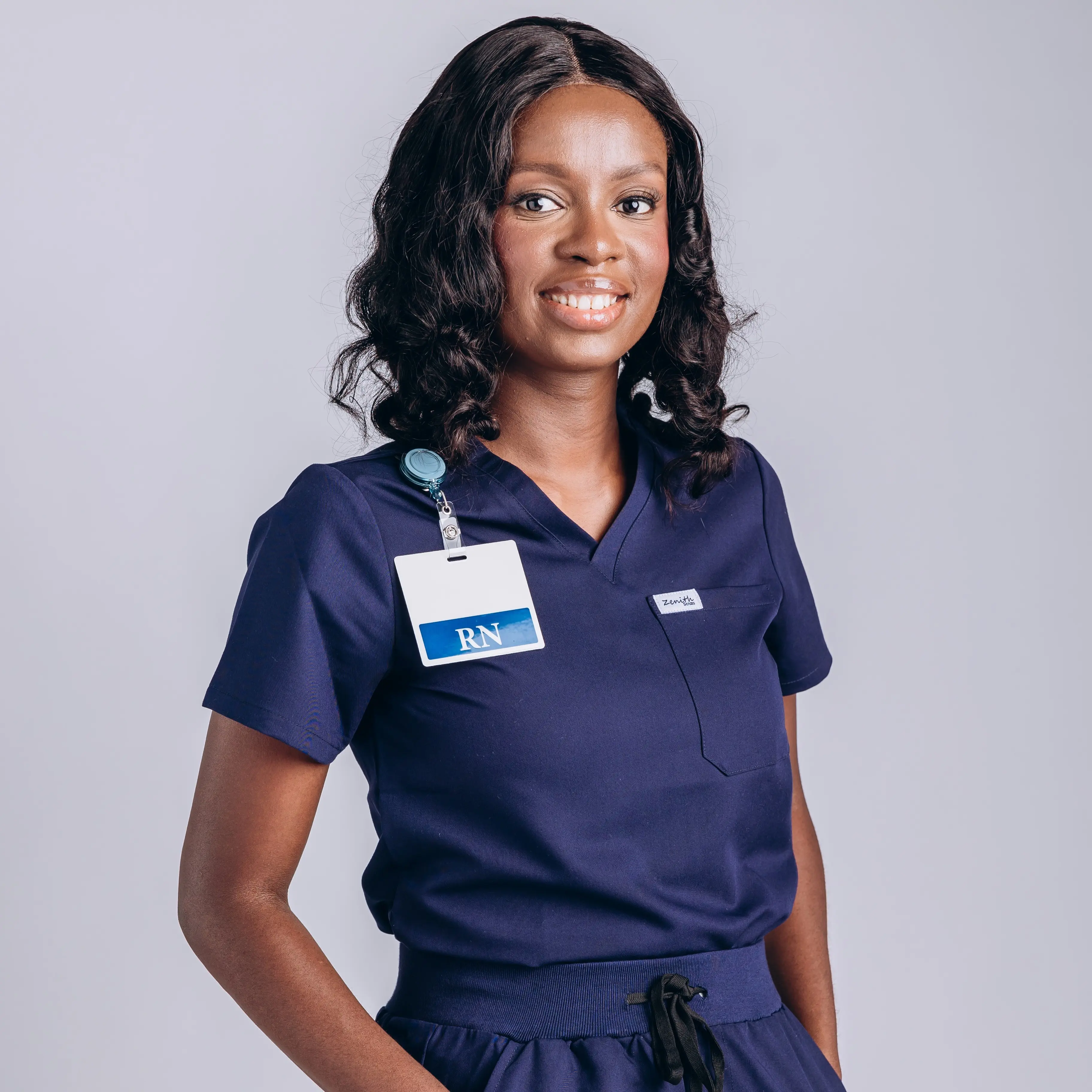 Zenith Scrubs 1-Pocket V-neck Scrub Top for Women