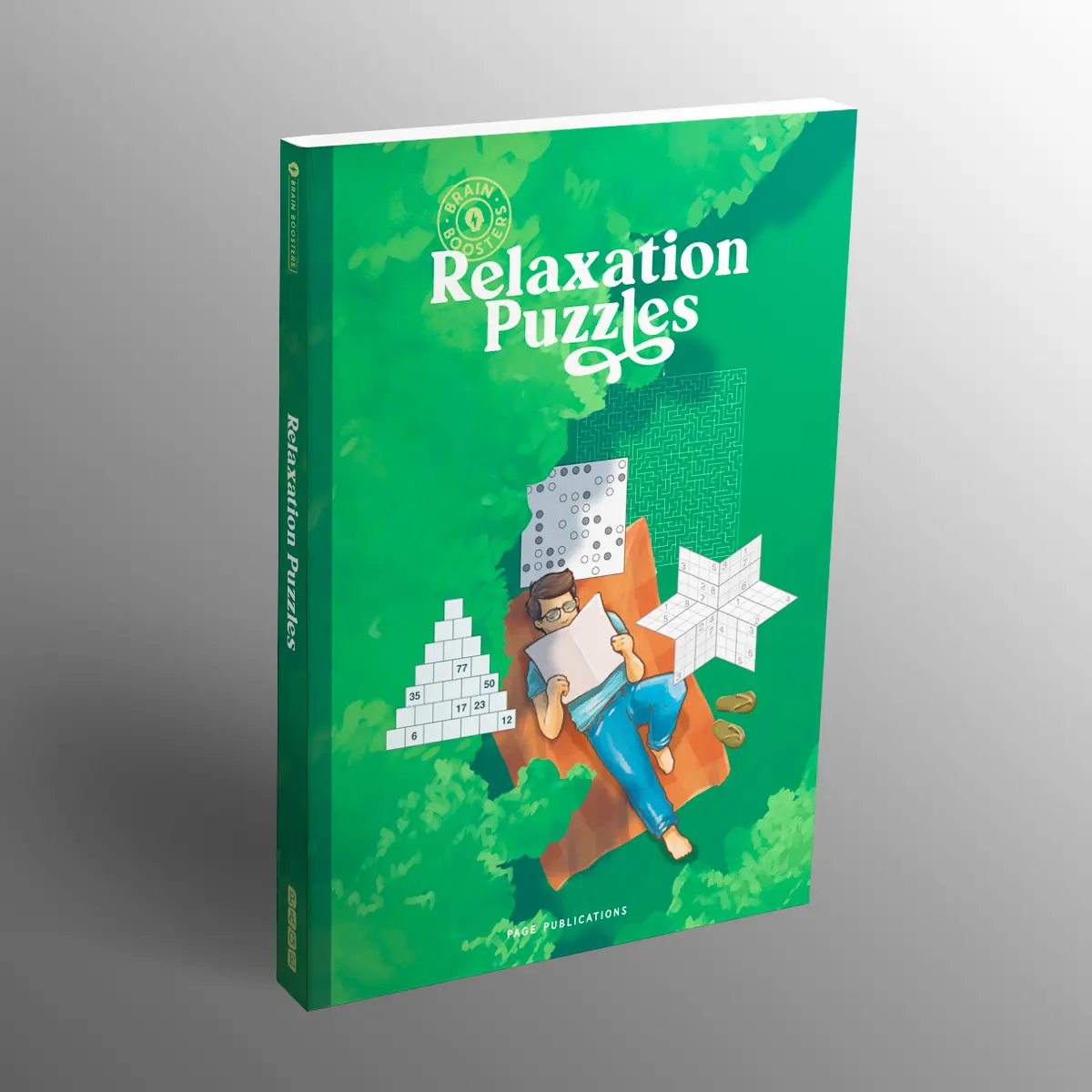 Relaxation Puzzles Book - Peace of Mind One Puzzle at a Time - Mindful Puzzle Collection for Relaxation