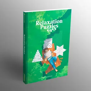 Relaxation Puzzles Book - Peace of Mind One Puzzle at a Time - Mindful Puzzle Collection for Relaxation