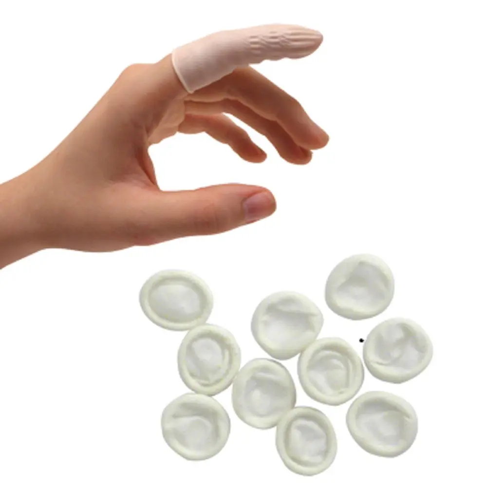 DL Professional Disposable Latex Finger Cots - C318 Model, 144 Pcs, Office Stationery for Computers & Office Equipment Desk Organization