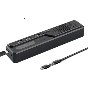 3 in 1 USB  Speaker with Microphone, PC Laptop Desktop Conference Speaker with Mic for   Office and Online Study,360