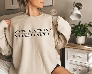 Custom Granny Sweatshirt, Grandma Sweatshirt, Gift For Granny, Gigi Sweatshirt, Granny Gift, Granny Sweater Gift