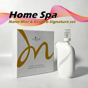 LACHATRE BEAUTY: Home Spa Signature Set Combine with EcoOrb Anti-Aging Serum & Nano-Mist with Niacinamide or Retinol or Centella Asiatica for Elasticity Enhancing Moisturizing Repairing Day & Night Skincare Beauty Kit SummerVibes K-Beauty