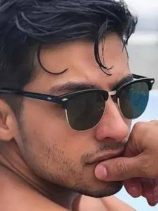 Unisex Classic Fashion Glasses, Trendy Casual Stylish Glasses for Everyday Use, Fashion Accessories for Outdoor Activities, Classic Shades