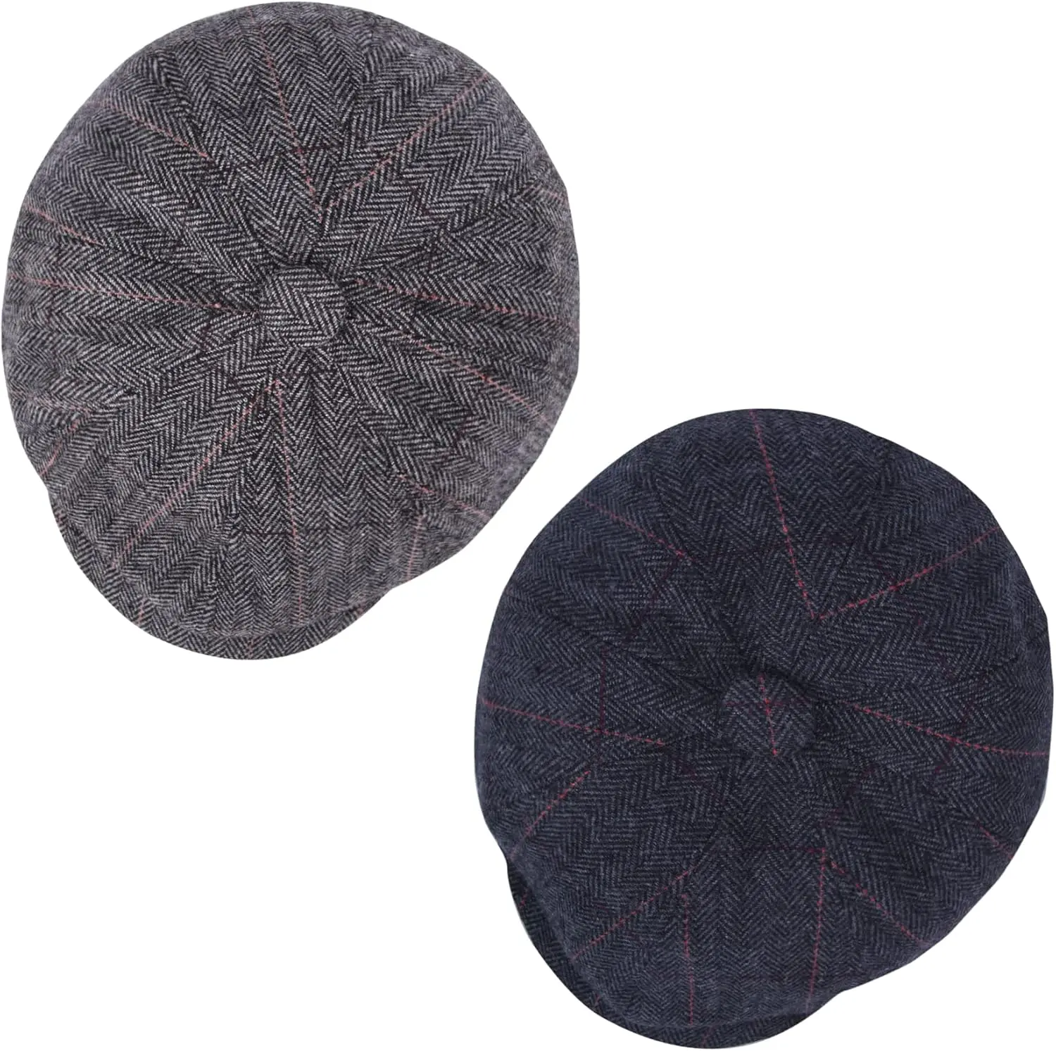 Newsboy Cap for Men, Irish Newsies Hat Classic 8 Panel  Blend for Old Man Cabbie Driving