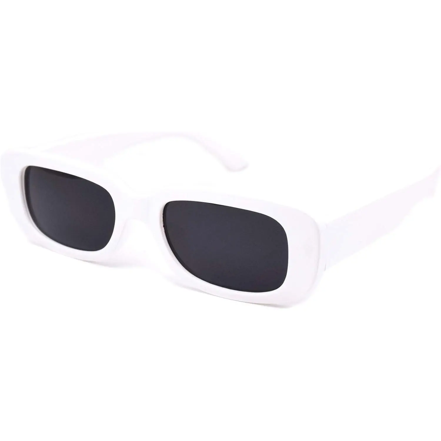 Rectangle Sunglasses for Women Trendy Retro Fashion 90s 