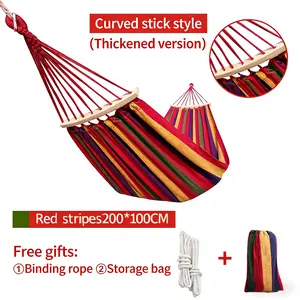 Outdoor Portable Hammock Set - Anti-ROLVER Design, 200cm Length, 120kg Capacity, Portable with Storage Bag, Ideal for Backyard, Camping, and Patio Use