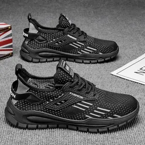 UYCEKK Men'S Sports Shoes| Breathable Mesh, Comfortable Cushioned, Lace-Up Low-Top Casual Sneakers for Walking, Gym Training, Lightweight Fashion Trendy Skate Shoes, Spring Summer New Style