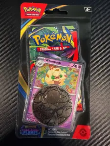 Pokémon TCG: Mega Evolution – Phantasmal Flames Blister Pack (Whimsicott Promo + Coin)