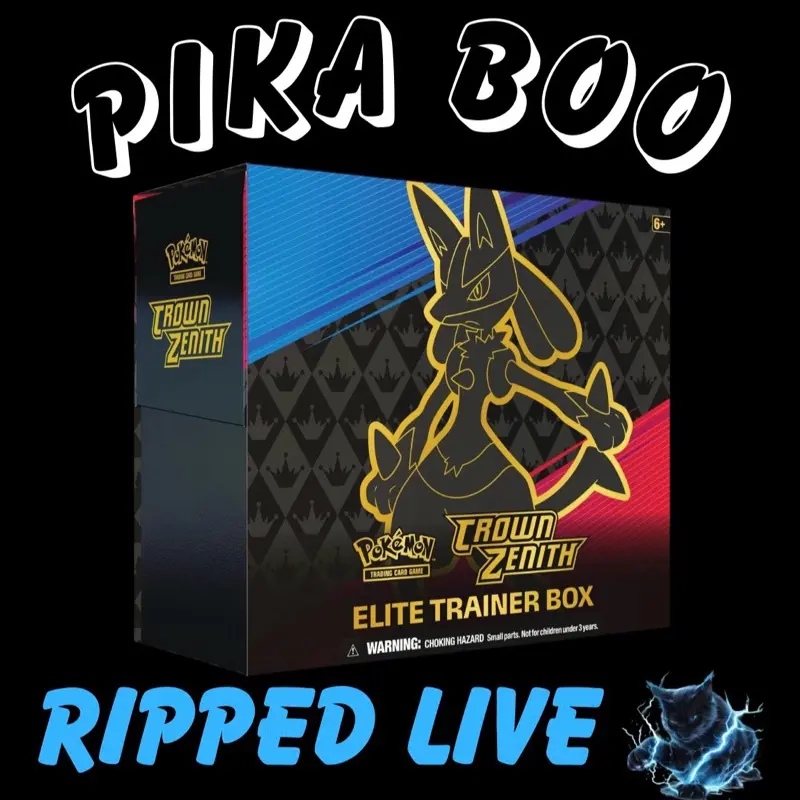 Crown Zenith ETB - Ripped Live