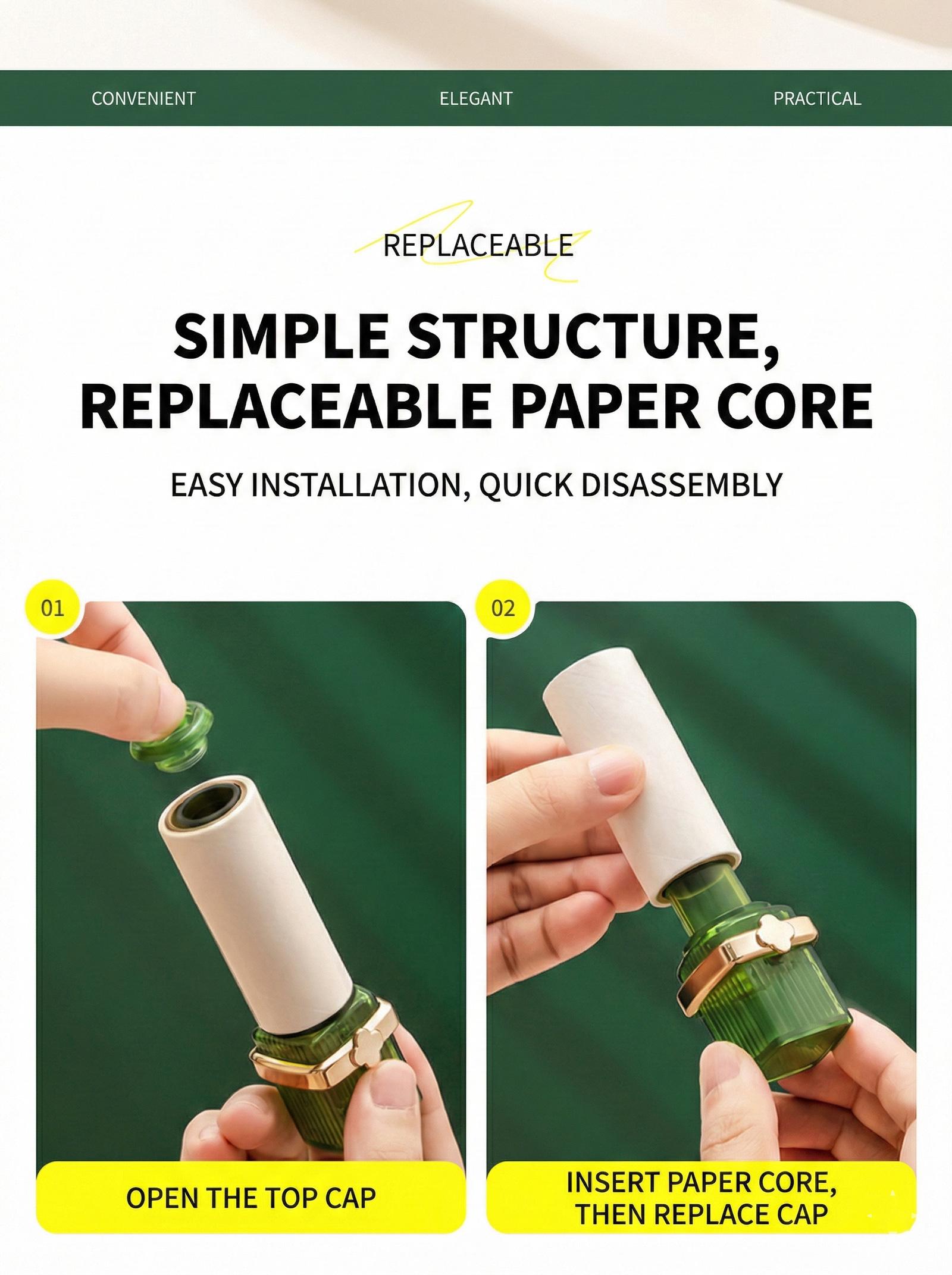 Mini Lint Roller with 6 Extra Refills - Portable Pet Hair Remover for Purse & Travel - Lipstick-Style Design, Diagonal Tear Sticky Sheets - Retractable for Clothes, Car, Date Night & On-The-Go Deshedding Tool Cleaner Mini Lint Roller with 6 Extra Refills - Portable Pet Hair Remover for Purse & Travel - Lipstick-Style Design, Diagonal Tear Sticky Sheets - Retractable for Clothes, Car, Date Night & On-The-Go Deshedding Tool Cleaner