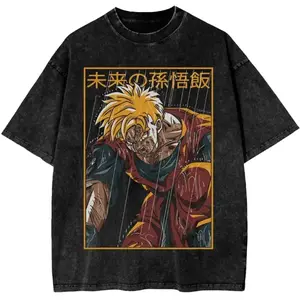 Son Gohan DBZ Graphic Tee, Dragon Ball T-Shirt, Anime Shirt, Vintage T-Shirt, Gym Pumps Cover Shirts, Unisex Cotton Crewneck T-Shirt Menswear Womenswear Underwear Streetwear Top