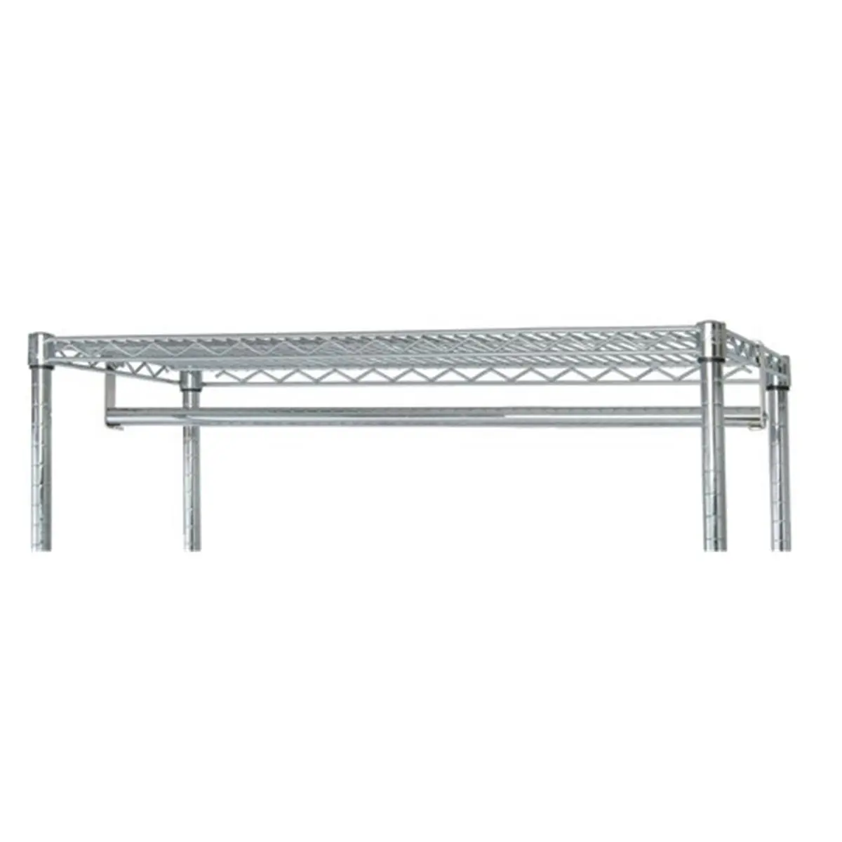 212 MAIN Quantum Storage GR36 Hangable Chrome Wire Clothes Rack - 36 in. Hanging Garment Bar, Sports & Outdoor Boxing Gear Organizer