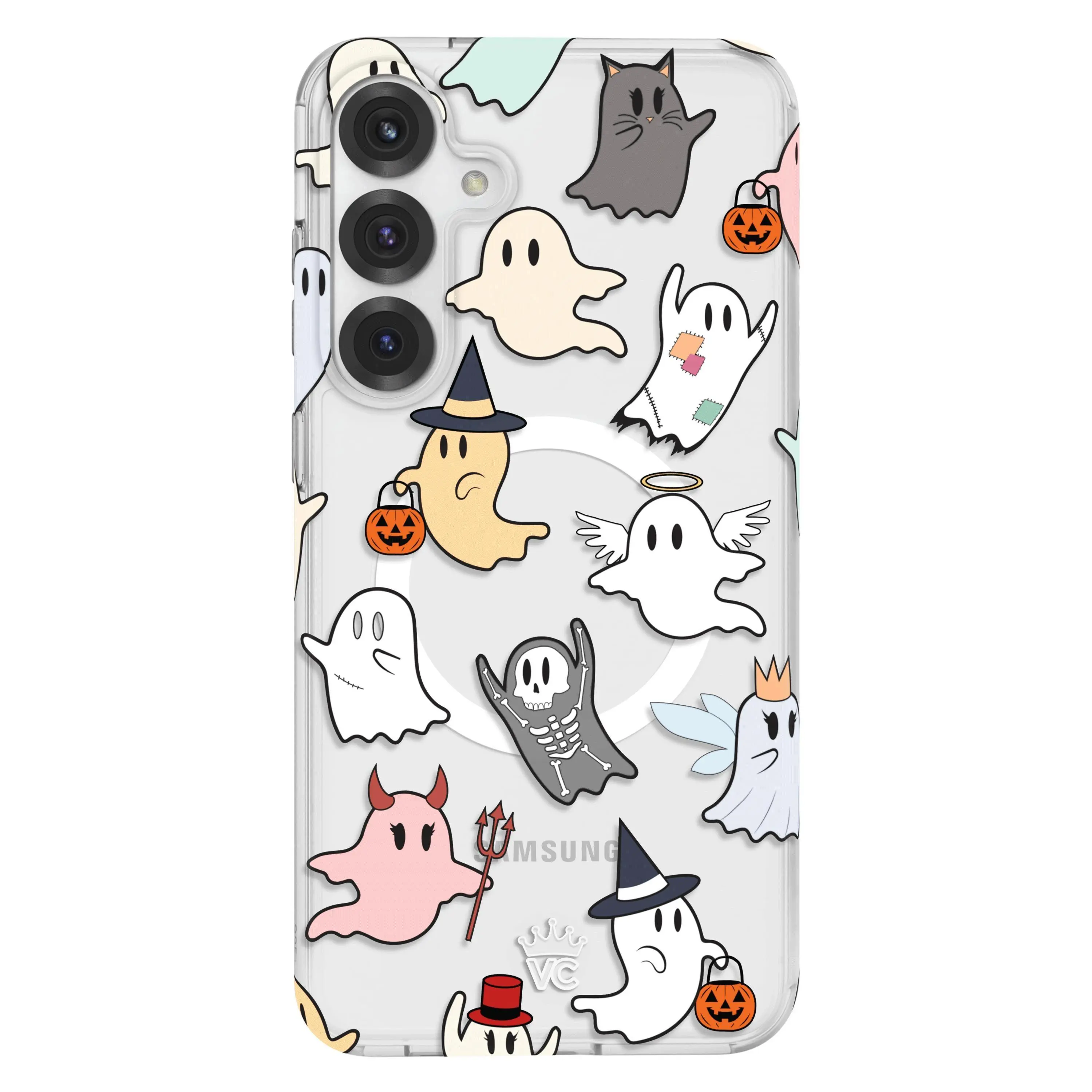 Ghosted Costume Party Samsung Case - Limited Halloween Collection - Protective Cover for Samsung