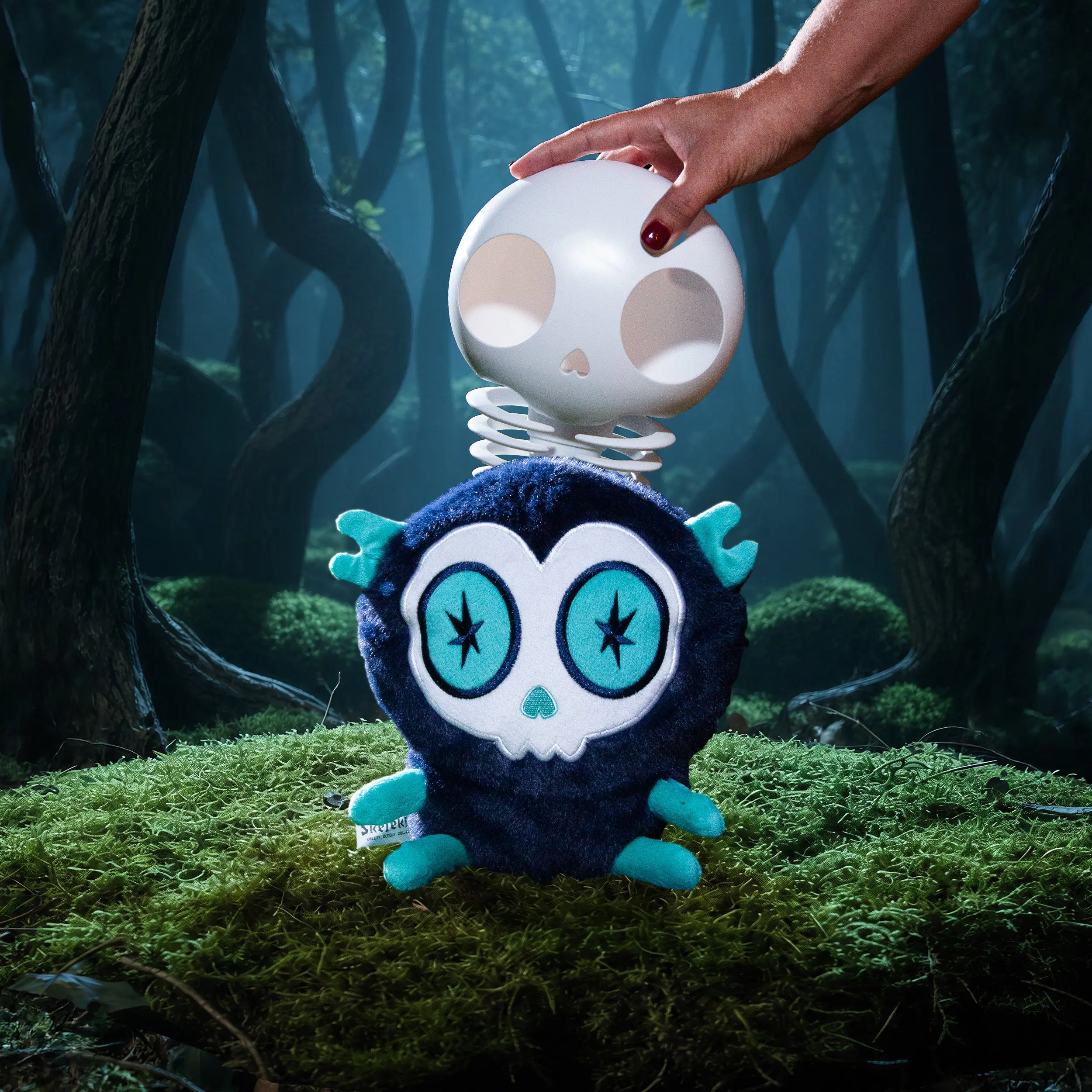 Skelekins Anxiety Series 1 Collectible Plush | Zip-Off Skin Reveal