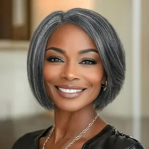 Synthetic Wig for Women with a Side Part, Designed for Mother'S Day, Featuring a 4X1 Lace Part And High Heat Resistance