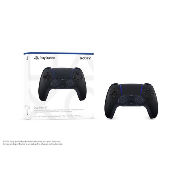 Sony PlayStation 5 DualSense Wireless Controller - Midnight Black | Bluetooth, USB-C, Built-In Microphone Springtok Console