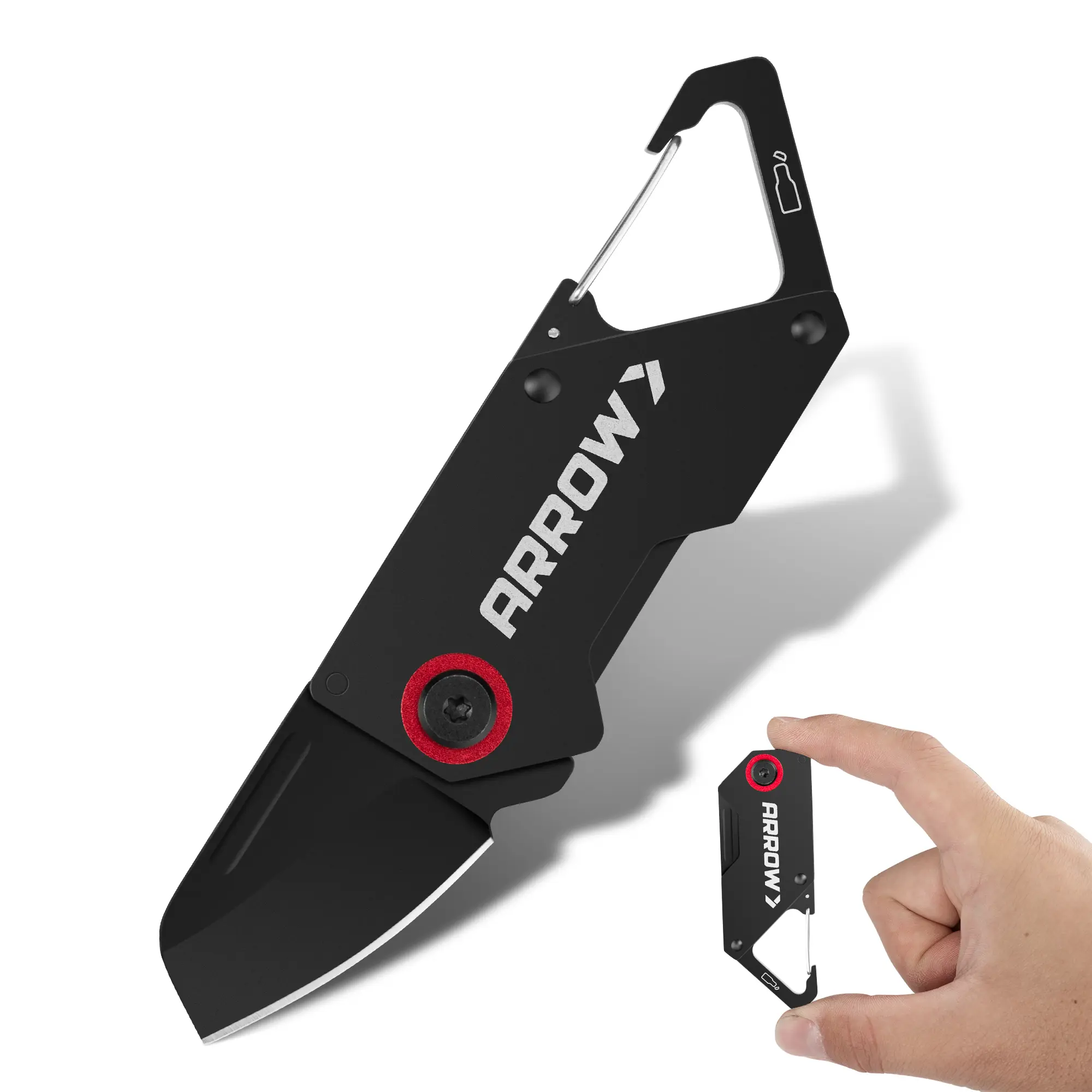 #summersale ARROW Small Folding Pocket Knife, 1.3-Inch Stainless Steel Blade, EDC Mini Pocket Knife with Bottle Opener, Gift for Men Women