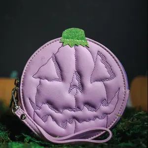 Pumpkin Wristlet lavender