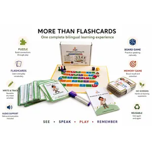 JOYA Bilingual Learning Kit- Screen Free Educational Toy for Kids