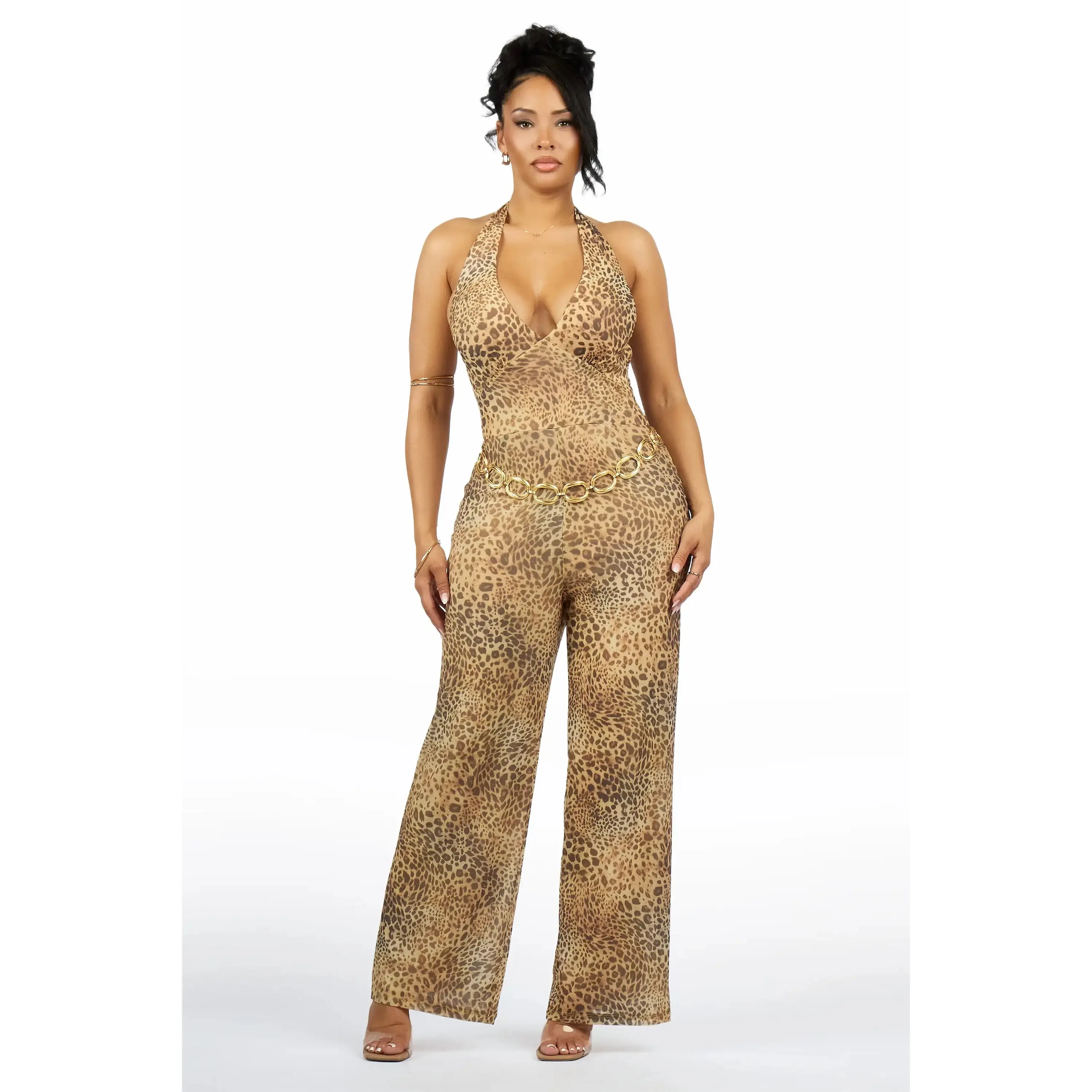 Steppin-Out Leopard Jumpsuit