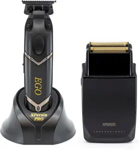 XPERSIS PRO Ego Cordless Hair Trimmer And Foil Shaver Combo Black