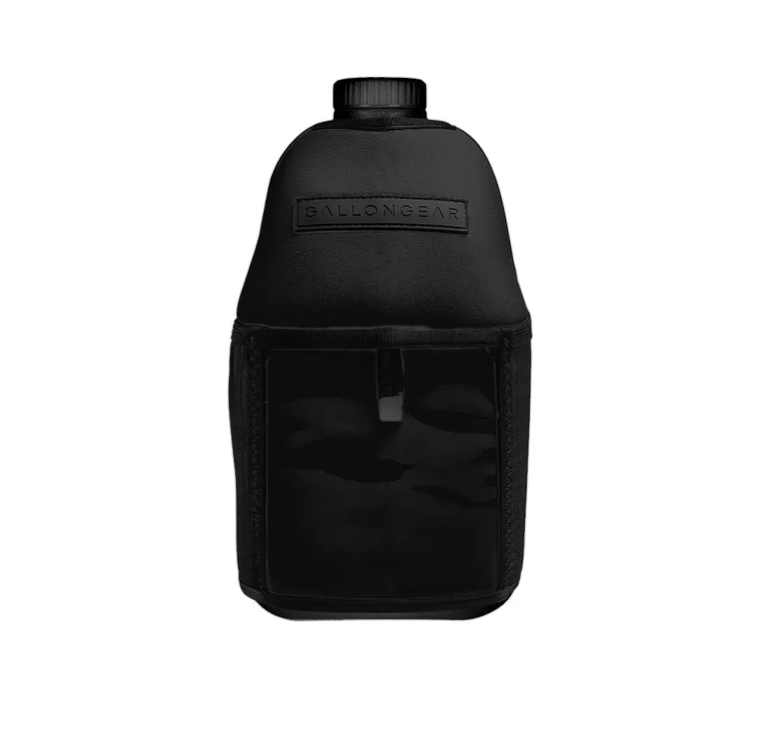 1/2 Gallon Black w/ Black Logo Black Bottle Combo