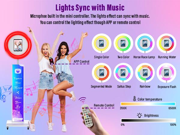 MWE Instant Photo Booth for iPad – App Control, Portable Booth Machine with Universal iPad Compatibility – Great for Wedding & Party Rentals