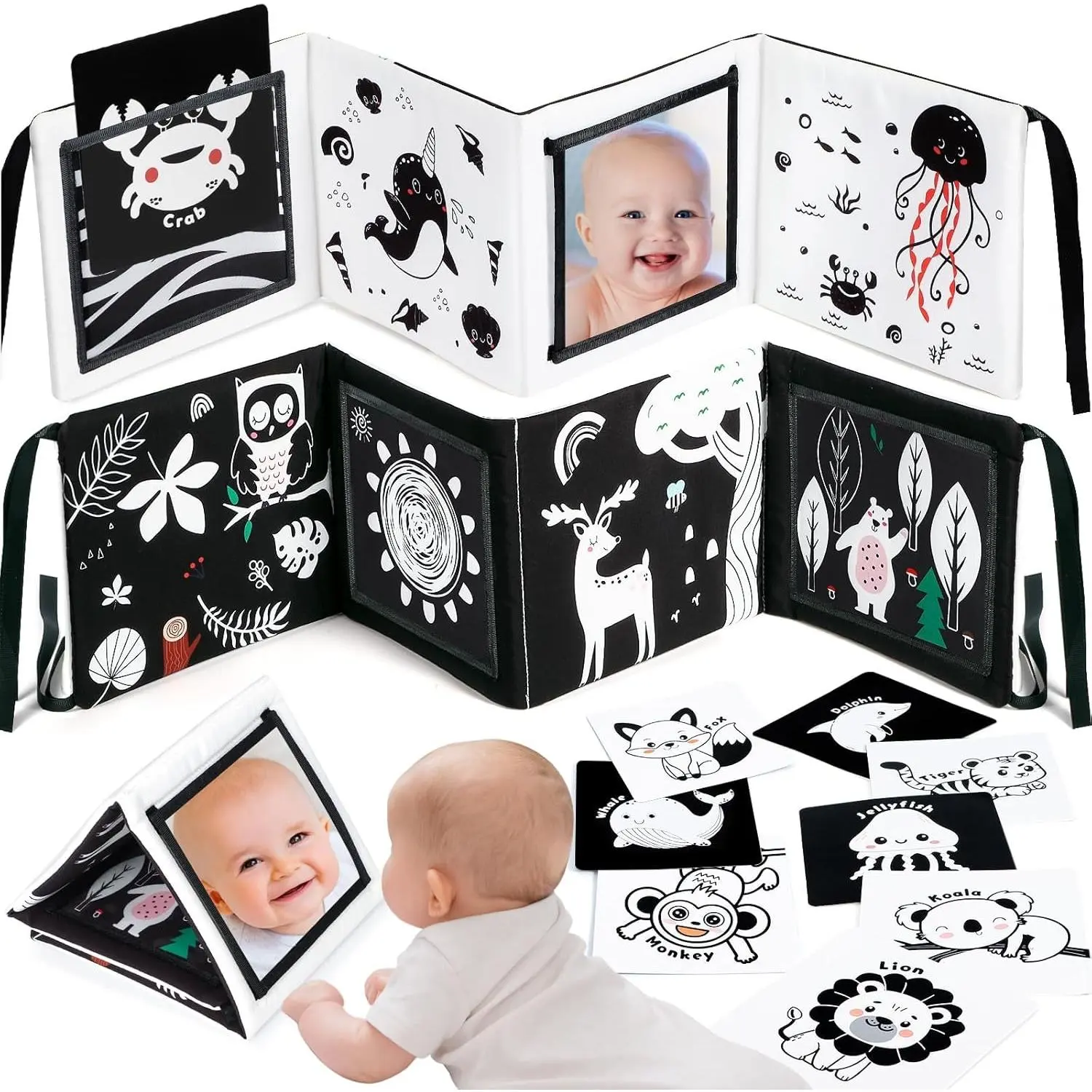Black White Baby Toy&Cards
