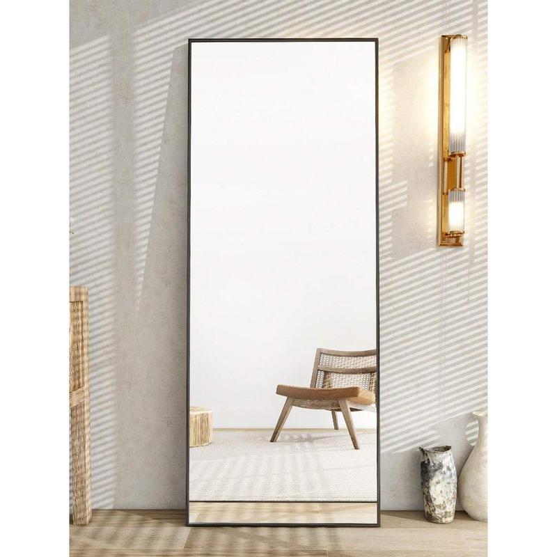 71"X30" [Limited Time Sale] Full-Length Mirror, Gold Rectagle71"X30" , Aluminum Alloy Frame, Upgraded Nano Glass, Standing or Wall Mounted Decor Metal Safety Living Room Home Decorating lux bathtub mat Foldable Diatomaceous Earth Bath Luxurious DryStone