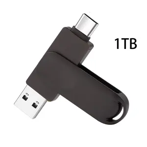 USB3.0 Portable Flash Drive, High Speed Pendrive Dual USB C Thumb Drive USB External Memory Storage Drive for Smart Mobile, Tablet, iPad and PC