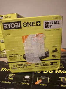 Ryobi ONE Plus 18V Portable Battery Source Kit W/ Battery and Charger