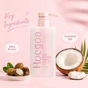 Curl Styling Cream for Curly Hair with Shea Butter & Coconut Oil, Hydrating Formula for Frizz Control & Curl Definition, 4oz
