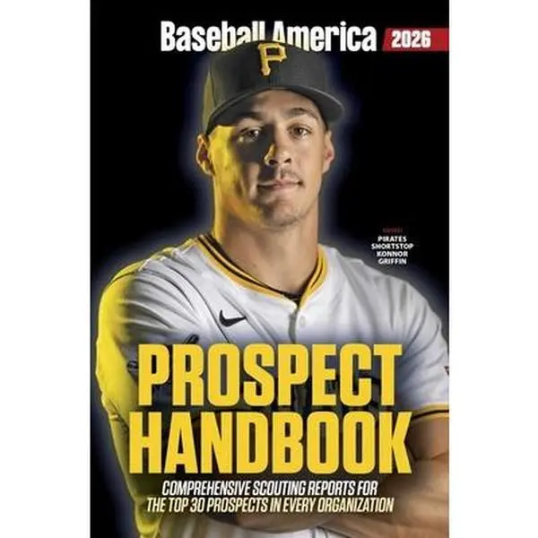 Baseball America 2026 Prospect Handbook - English Paperback by the Editors at Baseball America, Complete Scouting Reports, Dynasty League Resource for Fantasy Players & Superfans, 8.9" H X 6" L X 1.1" W