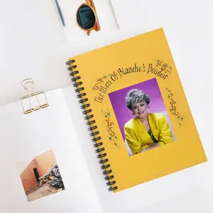 The Men Of Blanche's Boudoir Spiral Notebook Ruled Line, The Golden Girls Journal