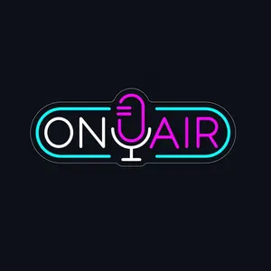 Neon "ON AIR" Sign, Neon Light Sign, Led Neon Sign, Suitable for Live Streaming Rooms, Recording Studios, Wall Decor, Creates Modern Atmosphere, Perfect for Streamers and Podcasters, 5V USB adjustable switch, No power supply included, Gift