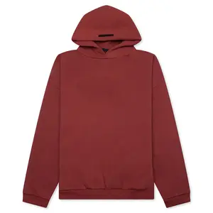 Stylish Casual Classic Essen-tials Hoodie FW24 192HO246256F 'Crimson' Loose Fit  Menswear Tops