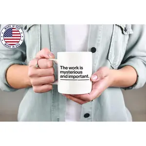 Severance Mug - Lumon - The Work Is Mysterious and Important - Dishwasher Microwave Safe Drinkware Mug