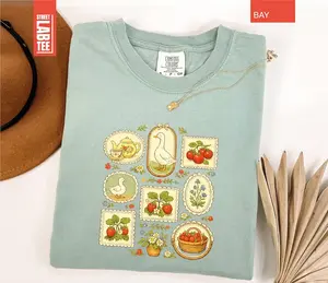 Comfort Colors® Cottagecore T-Shirt, Goose Shirt, Gardening Tee, Summer Spring Shirt, Gift for Her