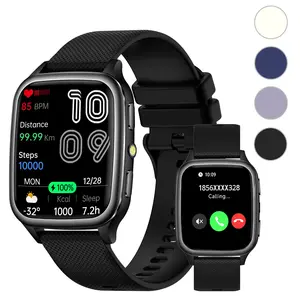 1.93" Fitness Smartwatch with 24/7 Heart Rate, Bluetooth Call & Text, 100+ Exercise Modes, Fitness & Sleep Tracking and more, Smartwatch with Calls, IP67 Water-Resistance Smartwatch for Android/iOS, Health Smart Watch