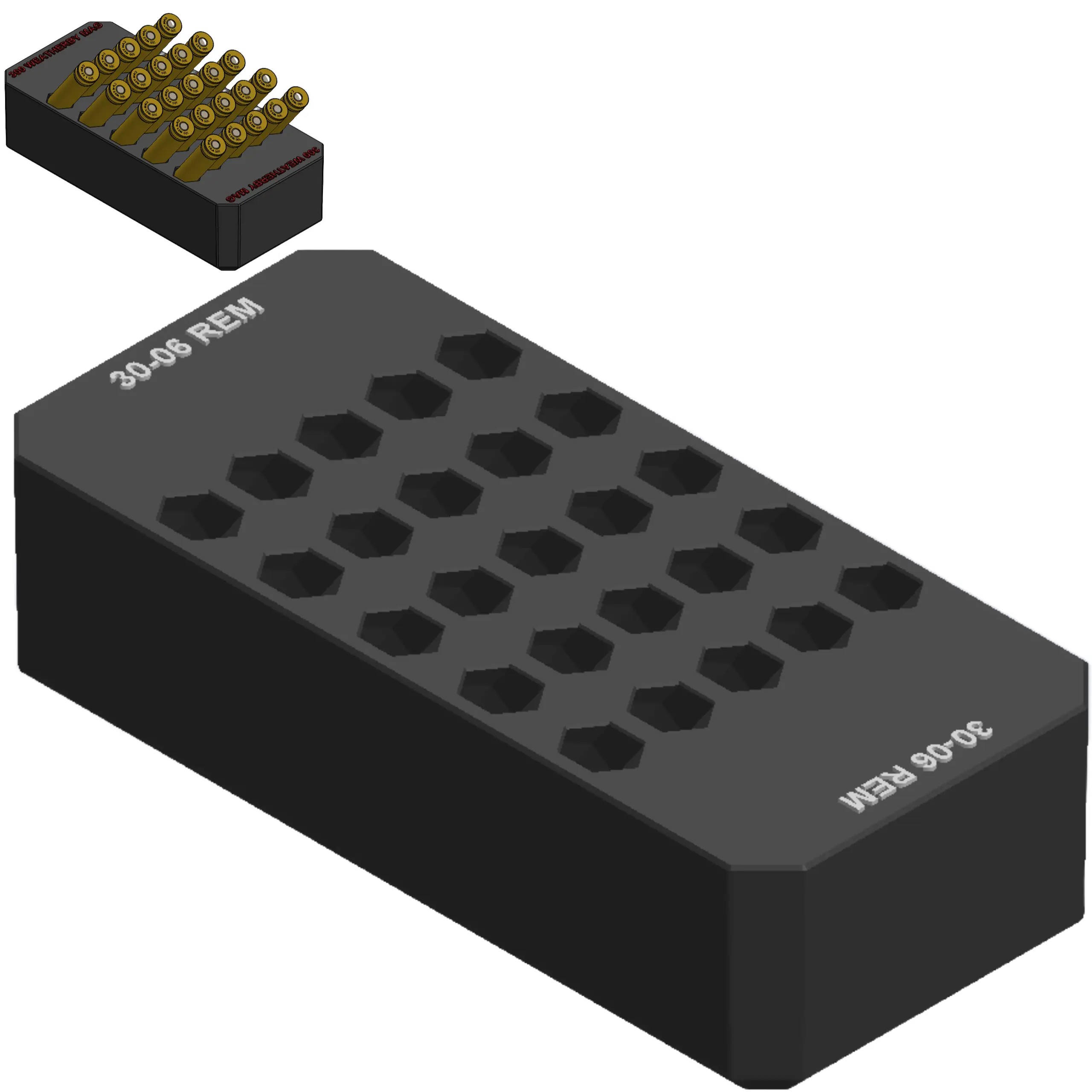 LARGE TRAY 30-06 REM WHITE