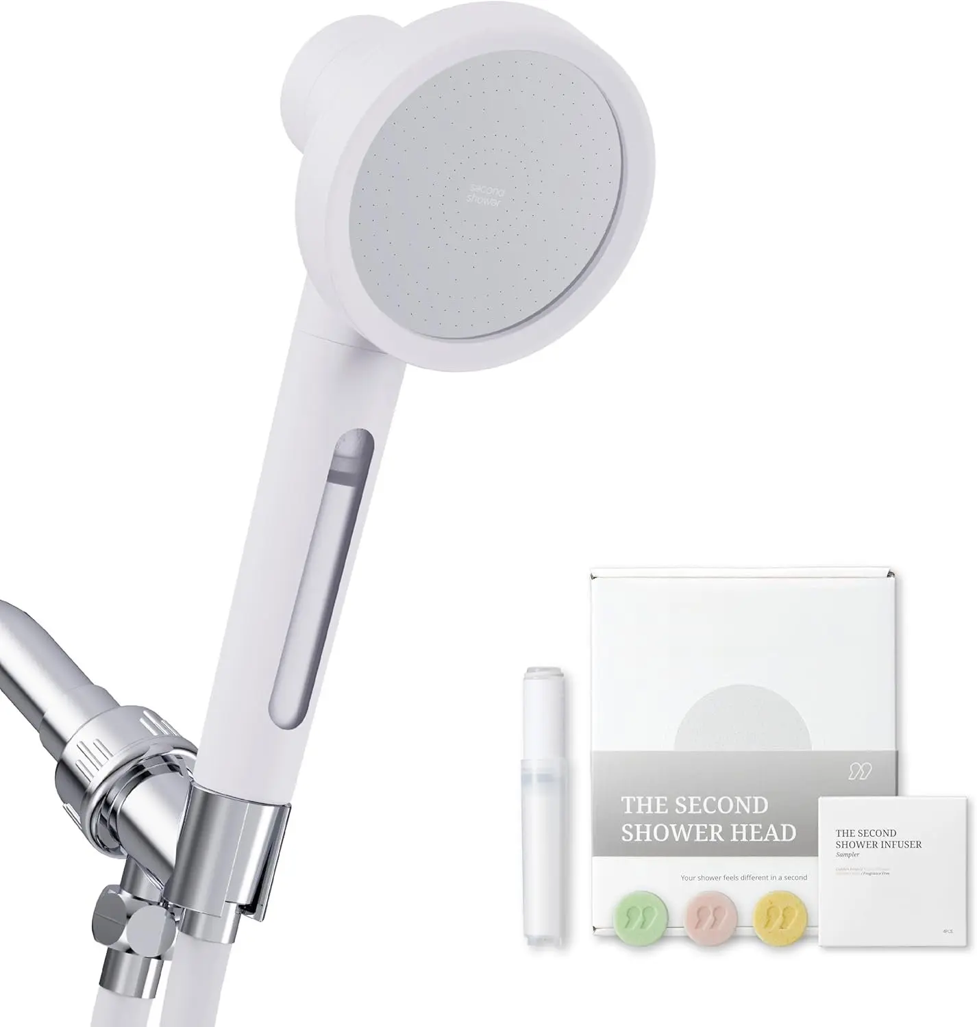 Handheld NSF Certified Shower Filter with Clinically Proven Hard Water Filtration, Vitamin C Filter, Aroma Infusers, Prevents Dryness & Easy Installation Guide