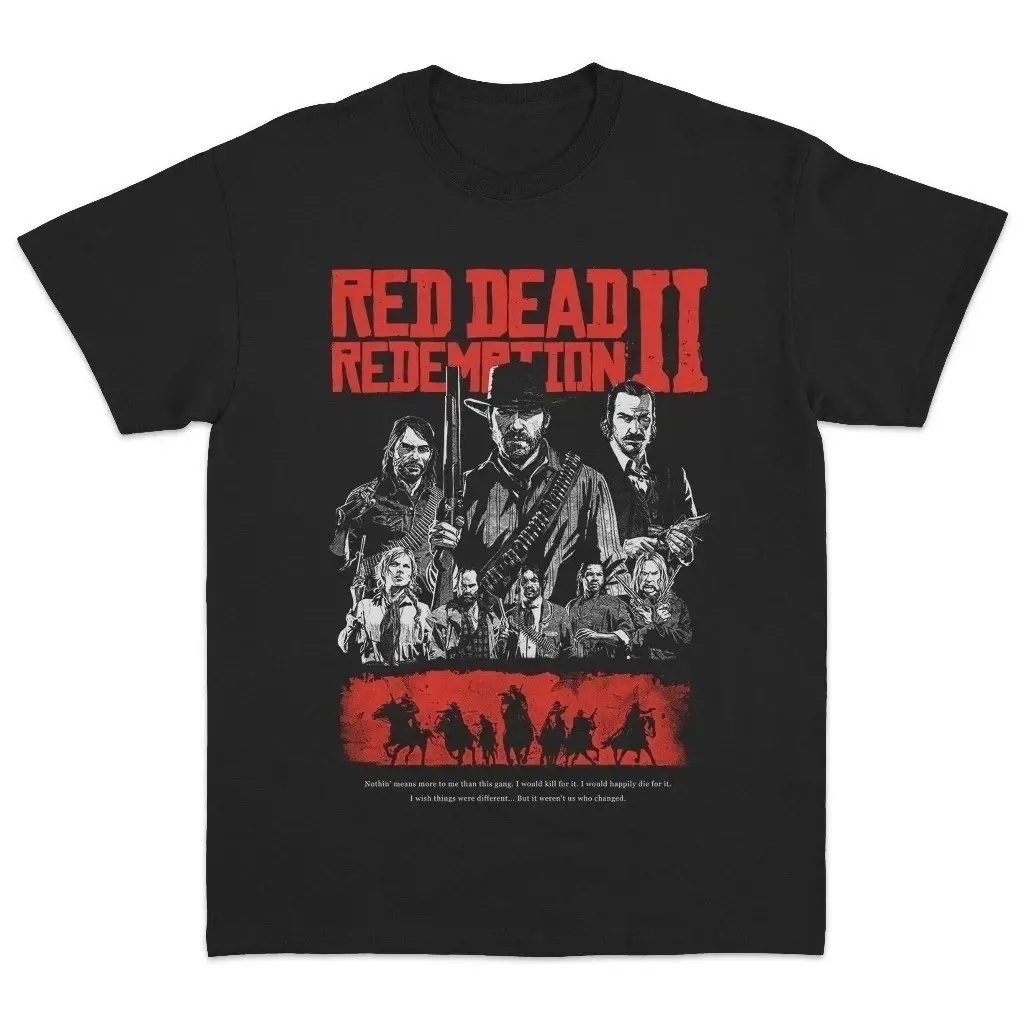 Red Dead Redemption II Vintage Western Adventure Men's Gift For Fans T Shirt
