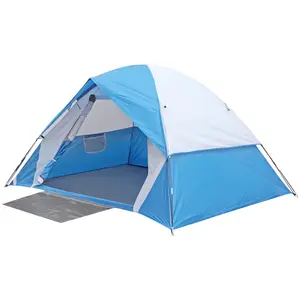 AYA StarsX Outdoor Camping Tent 2-Person Dome Waterproof Double Layer Windproof Can be Used for Outdoor Hiking Traveling Fishing Picnic Family Gathering Multifunctional Camping Tent (2 Person)